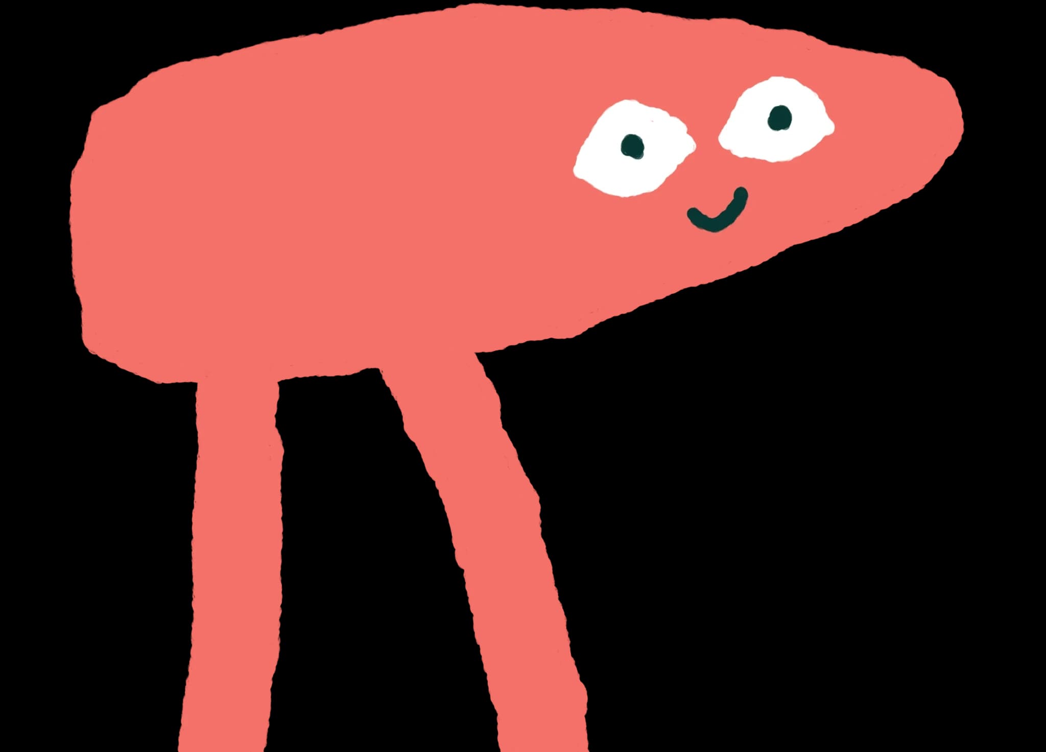 A hand-drawn Folk creature - FOLK indie sandbox MMORPG